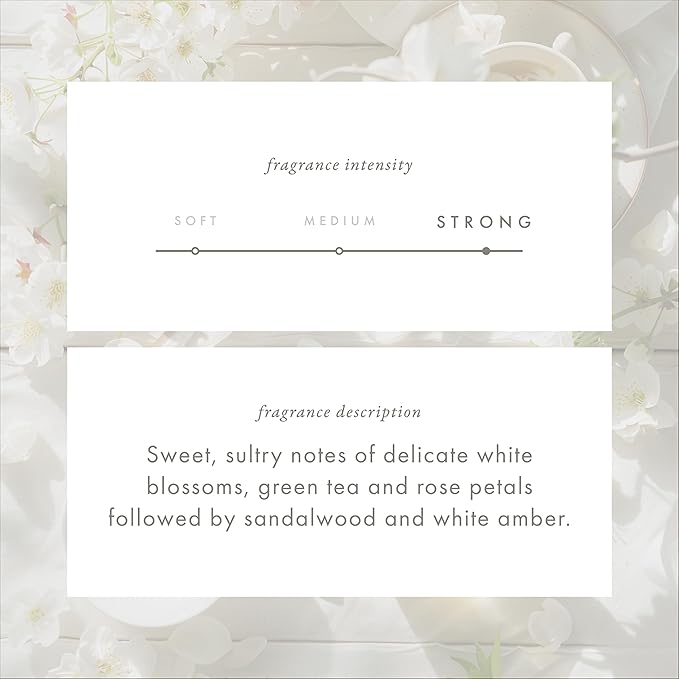 ScentAir Whisper Home Monthly Plug-in Refill Fragrance Cartridge for Home and Office White Blossom Tea