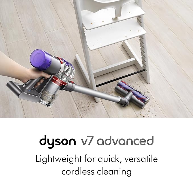 Dyson V7 Animal Cordless Stick Vacuum Cleaner Iron (Renewed)