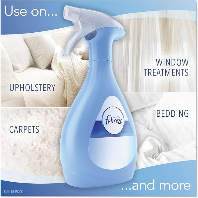 Febreze 47804CT Fabric Refresher &amp Odor Eliminator Gain Original 27 oz Spray Bottle 6/Carton