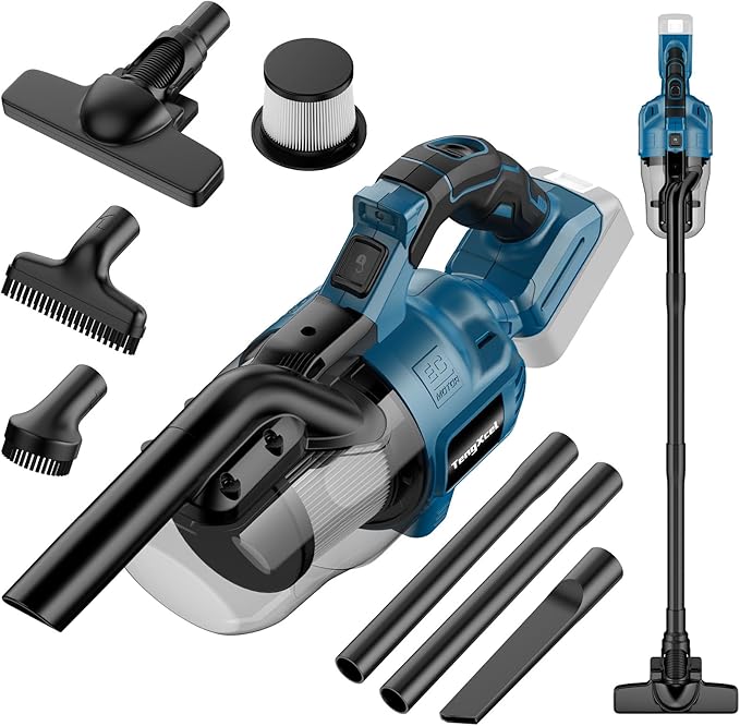Cordless Vacuum Cleaner for Makita 18V LXT Battery Handheld Vacuum Cleaner for Home Car Hardwood Floor Carpet Portable Shop Vacuum with Washable HEPA Filter(Tool Only)