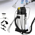 Carpet Cleaner Machine Deep Cleaner Commercial Carpet Cleaning Machine with Water Vacuuming Head&ampRound Brush Portable Wet Dry Curtain Fabric Dust Cleaner for Hotels Guest Houses 30L