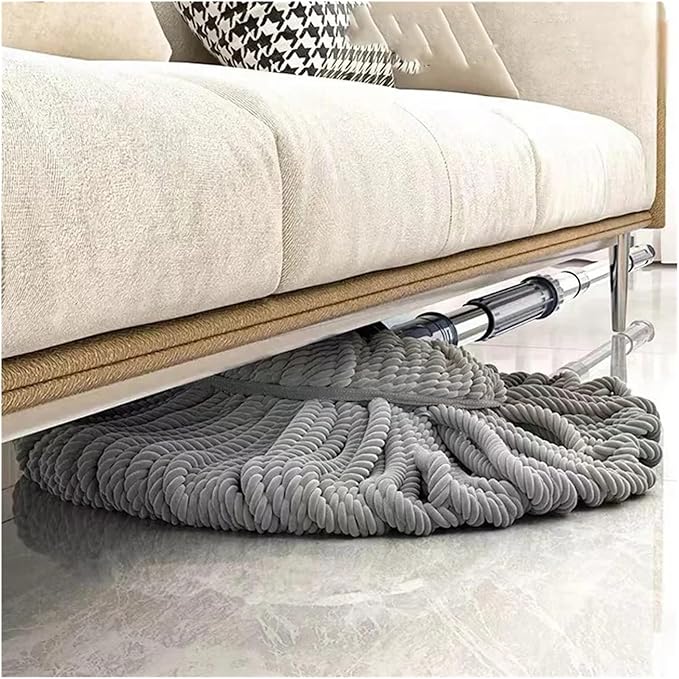 Compatible for Rotating Self Twisting Water Mop Washing Household Floor Windows Clean Tools