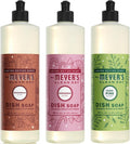 Mrs. MEYER'S CLEAN DAY Dish Soap 3 Pack Variety 16 OZ Each 1 CT (Iowa Pine + Peppermint + Gingerbread (Dish Soap))