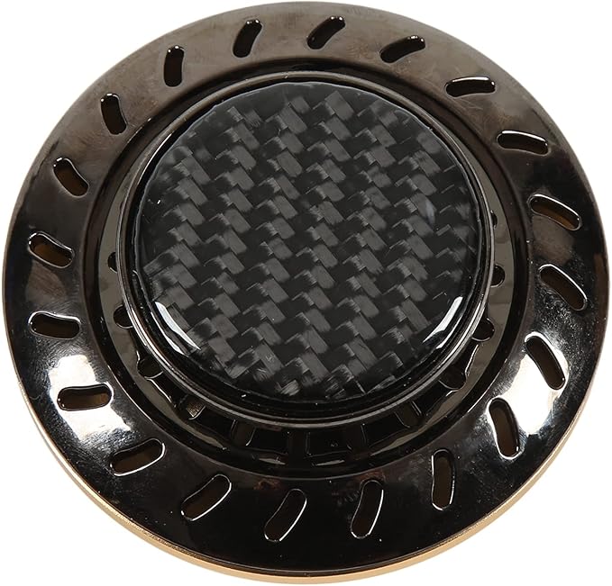 Car Air Freshener Flying Disc Design Long Lasting Aromatherapy with Plant Extracts Adjustable Fragrance Intensity Odor Removal for Car Interior Purifies Air Includes 2 (Gold)