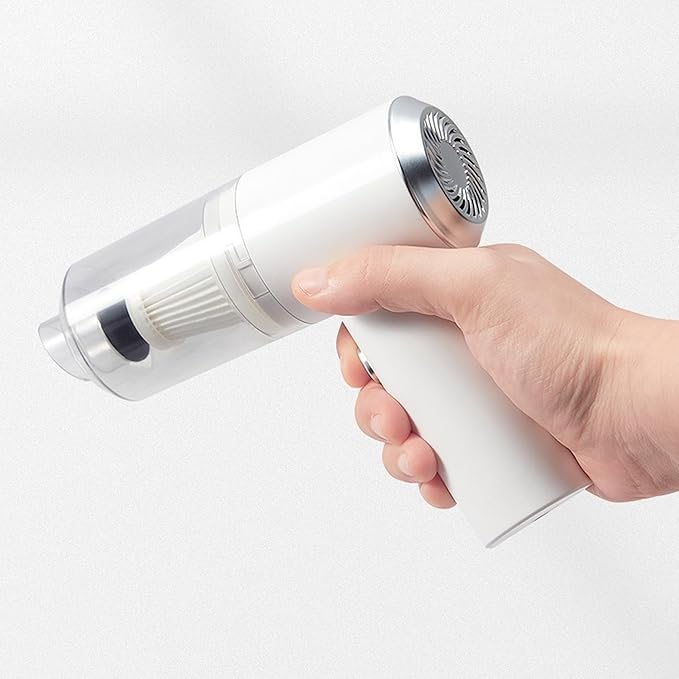 RQG Cordless Vacuum Cleaner Battery-Powered Suction Cleaning Tool for Home Car Portable 2 in 1 Blowing Cleaner with Nozzles for Carpet and Floor Pet Hair Cleaning