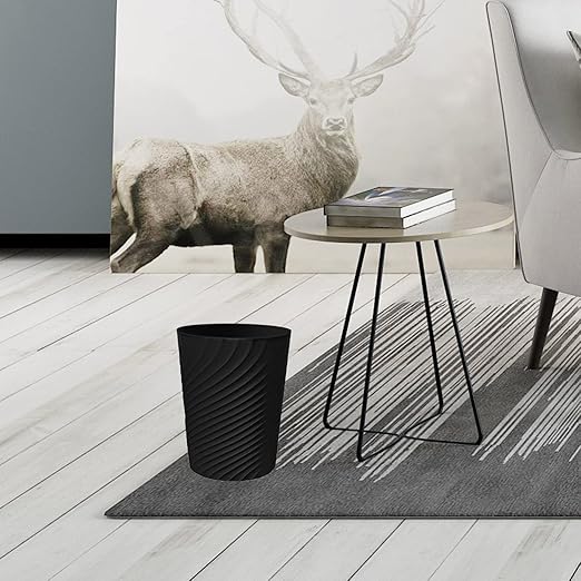 DAJITRE 1.8 Gallon Small Trash Can Wastebasket Recycling Bin 1.6 Gallon Small Plastic Trash Can Wastebasket Recycling Bin