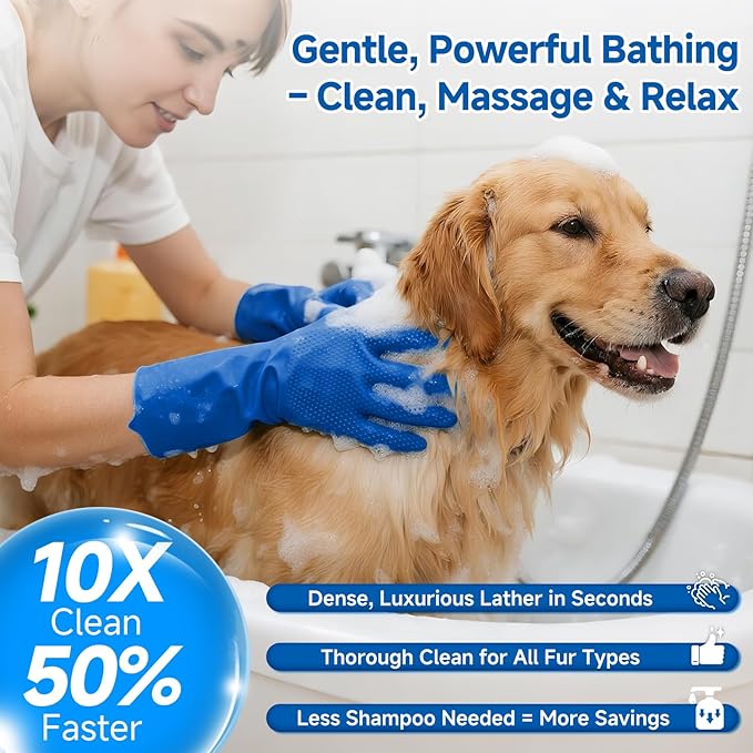 Pet Steam Brush for Dog &amp Cat – shower bath brush – Steam for Shedding &amp Grooming Water Brush for Long &amp Short Haired Pets Spritz Defur Comb 3-in-1 Spray Hair Removal Comb Includes 1*Water