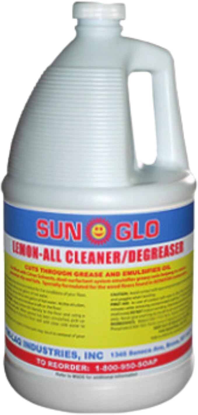 SUN-GLO Lemon-All - Cleaner &amp Degreaser (4x1 Gallon Case)