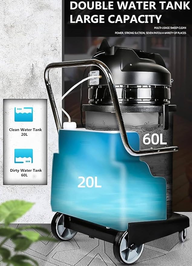 Carpet Cleaner Machine20L Portable Deep Cleaning ExtractorCommercial Sofa Cleaning Machinefor Carpets Stairs