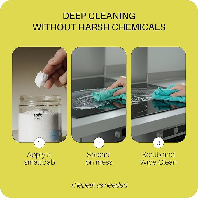 Everneat Soft Scrub Cleaning Power Paste - Glass Purify