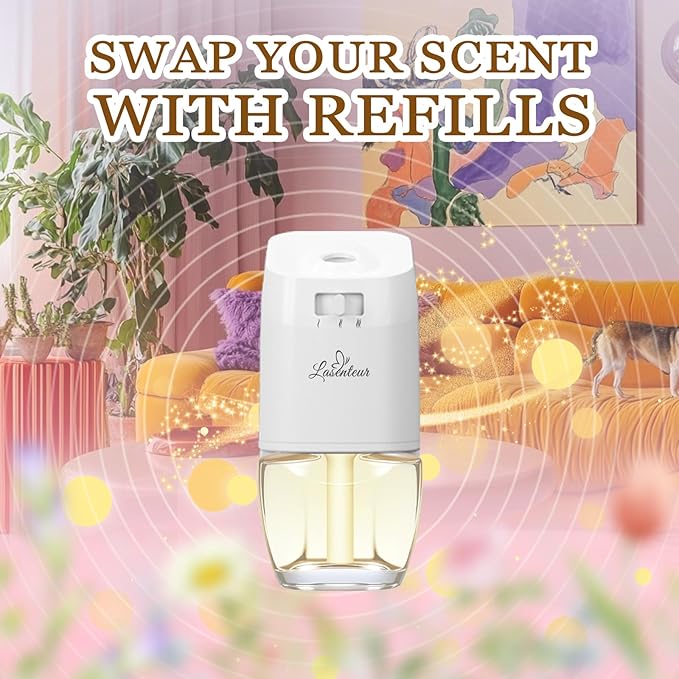 Plug In Air Fresheners for Home 12 Pack – Peony Jasmine Orchid Lilac Wall Plug in Refills Room Freshener for Home Bathroom Bedroom Compatible with Air Wick &amp Glade Not for Glade Plus