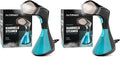 PurSteam Handheld Garment Steamer for Clothes – Powerful Wrinkle Remover with 3 Steam Settings Large Removable Water Tank and Fast Heat-Up – Portable Fabric Steamer for Home &amp Travel (Pack of 2)