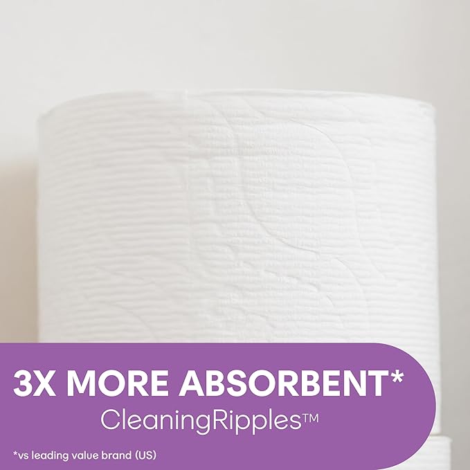 Cottonelle Ultra Comfort Toilet Paper with Cushiony CleaningRipples Texture 32 Family Mega Rolls = 144 Regular Rolls (8 Packs of 4)