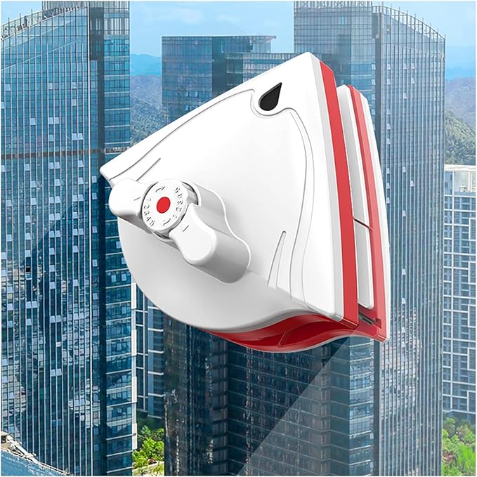 Magnetic Window Cleaner Magnetic Window Cleaner for Double Glazing Window Cleaner Super Glass Surface Cleaning Brush Wiper ToolAdjustable Magnet