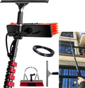 12ft Water Fed Window Cleaning Pole Conservatory Solar Panel High Reach Telescopic Extendable Extended Extension Brush Squeegee Equipment Hose Fed Kit