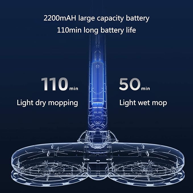 Multifunctional Steam Mop Hard Floor Floor Steam Cleaner for Floors Carpets Laminates Convenient Detachable Handheld Steam Cleaners Blue (Blue)