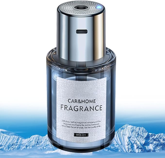 Smart Ultrasonic Atomized Car Air Freshener 5 Gears Adjustment &amp Auto On/Off Smart Car Air Fresheners Diffuser Car Fragrance Air Freshener Car Fast Aroma Diffuser (Cologne)