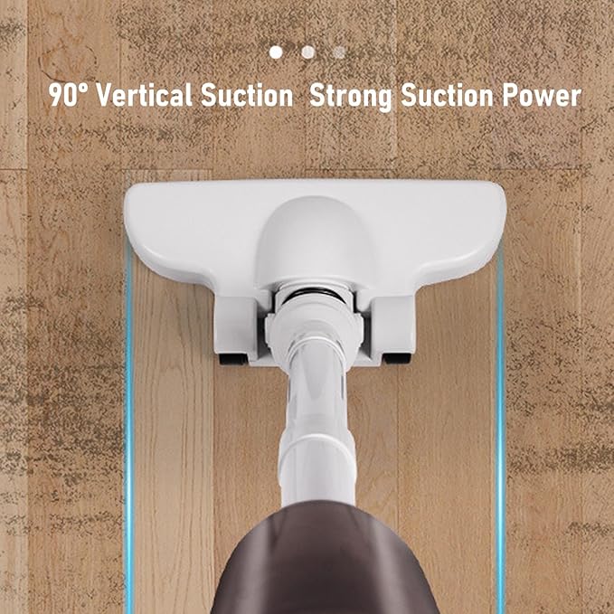 Stick Vacuum Cleaner 120W Powerful Motor Cordless Floor Brush for Home Carpet Tile and Hard Floor Handheld Dorm Vacuum 40min Runtime