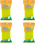 Scrub Daddy Sponge Daddy Essentials Dual Sided Sponge Scrubber Dish Sponges for Washing up Non Scratch Scourers for Cleaning Dishes Bathroom Scrubbing Tool Assorted Kitchen Sponges Multipack