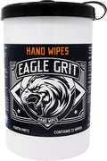Eagle Grit Heavy Duty Cleaning Wipes – 72 XL Pre-Moistened Degreasing Hand &amp Tool Wipes – 10”x12” Industrial Strength Shop Towels – Removes Grease Oil Ink Adhesives &amp Grime – USA Made