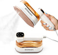 Steamer for Clothes &amp Iron 2 in 1 Portable Clothes Steamer Handheld &amp Travel Steam Iron for Clothes 1200W 20s Fast Heat-Up Foldable Design 180ml Tank 23 Min Steam 120V Wrinkle Remover