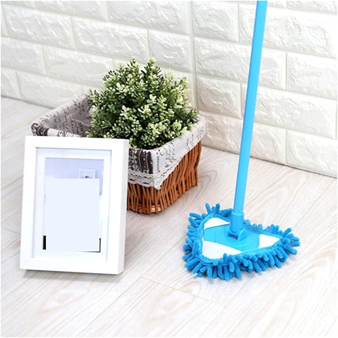 Compatible for Triangle Cleaning Mop 180° Rotatable Adjustable Extendable Handle Multifunctional