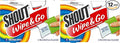Shout Wipes Stain Remover for Clothes Laundry Instant Stain Remover and Individually Wrapped Travel Essentials Works on Everyday Stains 12 Wipes per Carton (6 Cartons) (Pack of 12)