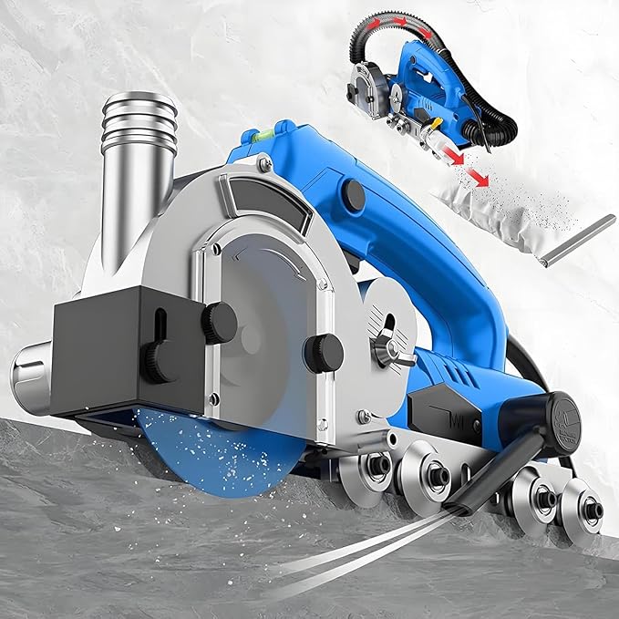 1200W Electric Joint Removal Machine - 9000 RPM Tile Floor Seam Opener &amp Cleaner Automatic Rebound Tool for Grout Shower Bathtub &amp Tile Floor Cleaning