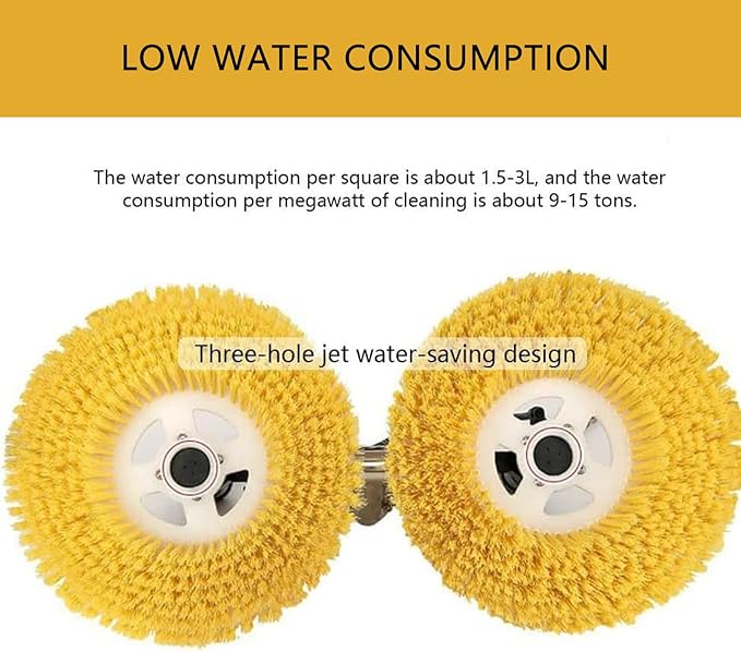Window Cleaner Tool Window Washing Equipment Double Head Electric Retractable Design Suitable for Cleaning High Altitude Glass Cleaning Photovoltaic and Solar PanelsGPBB7.5M