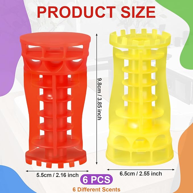 6 Package Air Freshener Refill Assorted Dry Fragrance Refill Technology Natural Oils Lasts 30 Days Friendly Powerful Fragrance 6 Scents