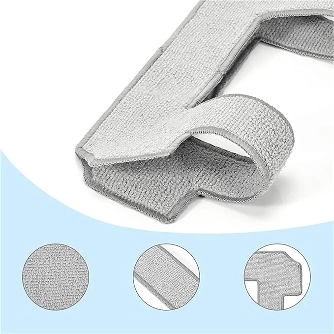 12Pack Cleaning Cloths Compatible For Ecovacs Compatible For Winbot W1 Pro/W1/W2 Omni/W2 Window Cleaning Robots Cleaners Reusable