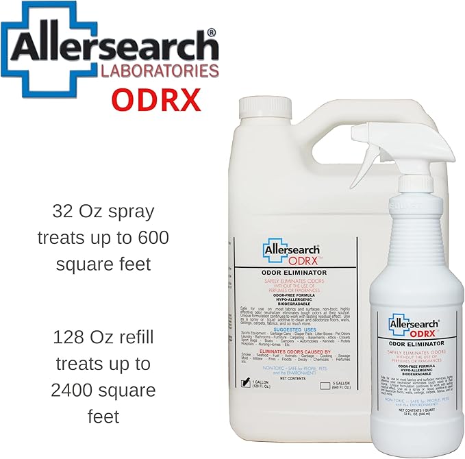 Allersearch ODRX Odor Eliminator 128-Ounce