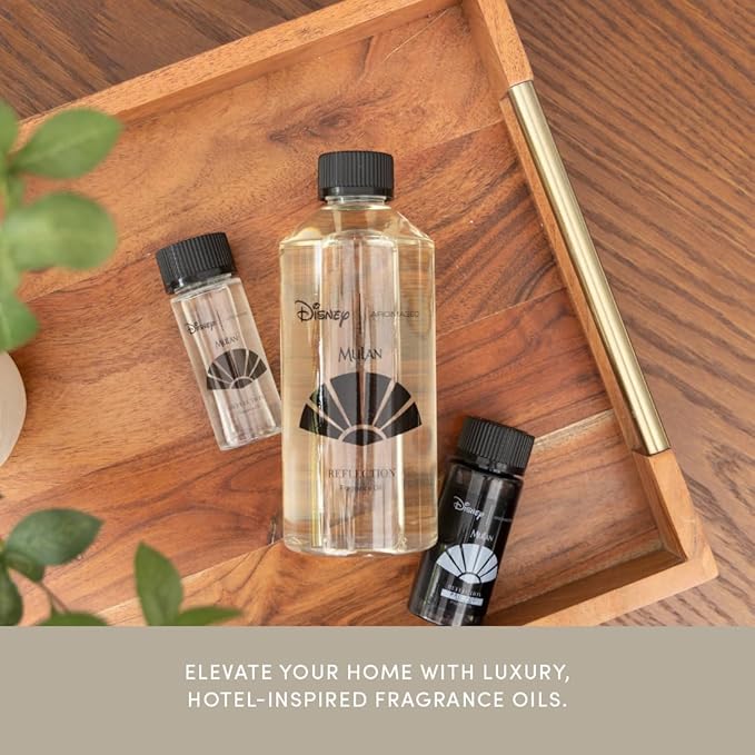 Aroma360 | Disney Reflection Fragrance Oil Blend | Disney Princess Mulan | Luxury Essential Diffuser Oil | Aromatherapy Scent Diffuser Oil | Bergamot Nutmeg and Jasmine 1.7 fl oz 50mL