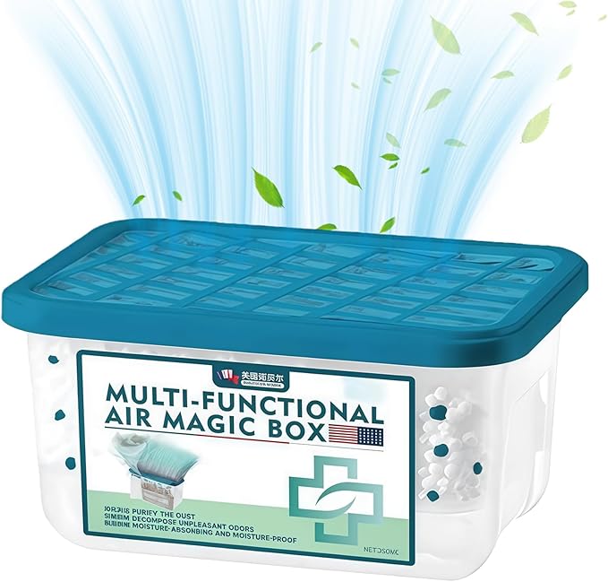 Air Magic Box Indoor Air Purification Dust Removal Magic Box Long-Lasting Air Freshener 120g for Home Office Bedroom Pet AreasLet Freshness Unfold—naturally and Quietly (3)