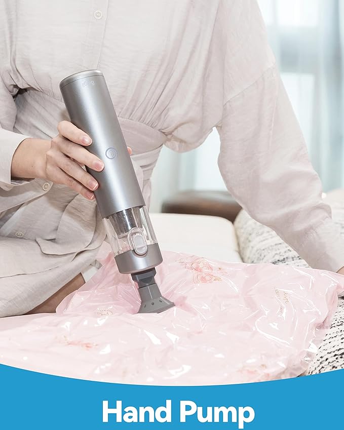 Brigii Mini Handheld Vacuum Cordless 3 in 1-Car Vacuum &amp Air Duster &amp Hand Pump 3 Kinds of Crevice Nozzles for Small Spaces Crevices Portable Rechargeable Cleaner-M1