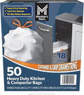 Member Mark Heavy Duty 18-Gallon Kitchen &amp Compactor Trash Bags 50 ct.