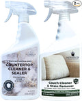 Couch Cleaner and Stain Remover Spray – Professional Strength Multi-Surface Fabric and Upholstery Cleaner – Pet-Safe Non-Toxic Quick-Drying for Couches Sofas &amp Car Interiors