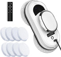 Window Cleaner Robot 5600Pa Strong Suction Window Automatic Cleaning Robot Smart Path Planning Powerful Dual Spinning Mop Remote Control Dual Safety Protection for Effortless Cleaning