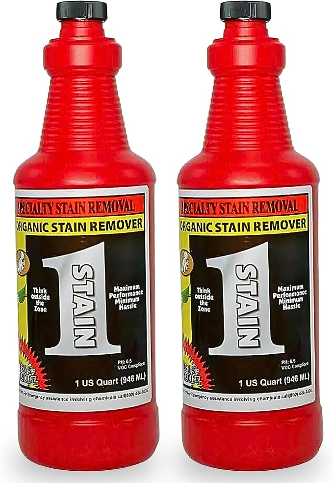 Pro's Choice Stain 1 Effective &amp Incredible Spot Remover for Fabric Organic Stain Remover Laundry Cleaner Grease &amp Spot Cleaner for Clothes Use as Stain Treater Spray for Carpet &amp Couc