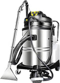 Commercial Carpet Cleaner 3 in 1 Multi-Purpose Floor Cleaning Machine Heavy Duty Extractor Vacuum Washing Machine Sofa Curtain Carpet Cleaning Machine 60L