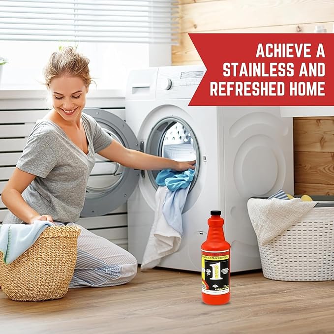Pro's Choice Stain 1 Effective &amp Incredible Spot Remover for Fabric Organic Stain Remover Laundry Cleaner Grease &amp Spot Cleaner for Clothes Use as Stain Treater Spray for Carpet &amp Couc