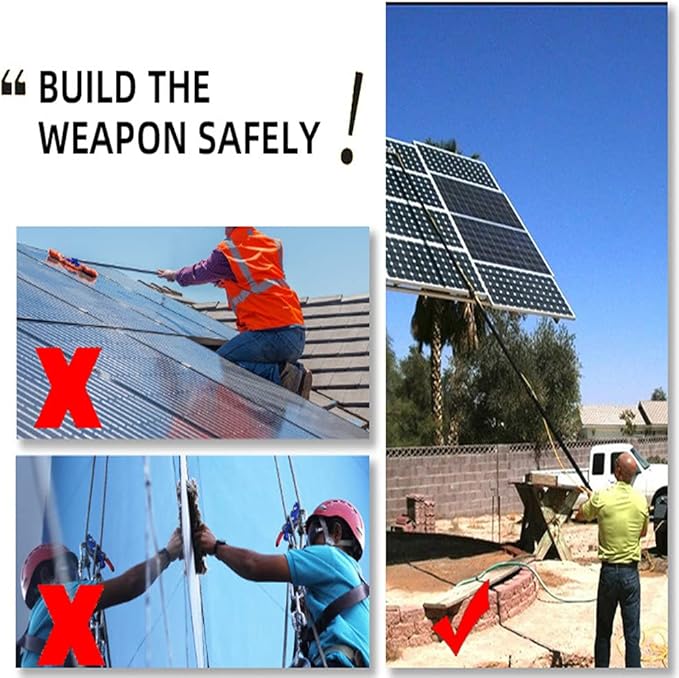 Telescopic Window Cleaner Professional Set Window Cleaning Rod 3.6-10.8M Telescopic Rod Aluminum Telescopic Rod Glass Cleaning photovoltaic Panel