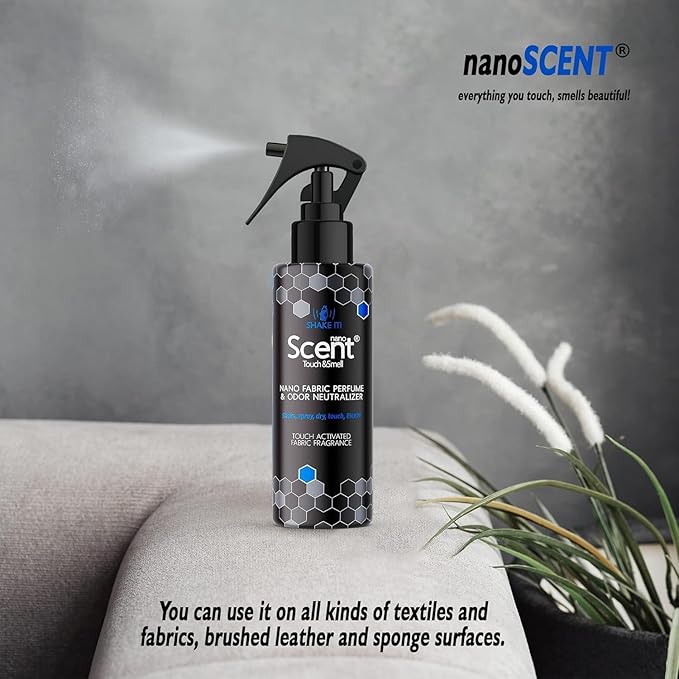 Perfume Fabric Spray for Textile and Room - Nano Scent Odor Eliminator for Strong Odor Room Linen Carpet Bathroom Spray - Shoe Deodorizer Spray - Fabric Refresher Spray Various Scent - 12pack