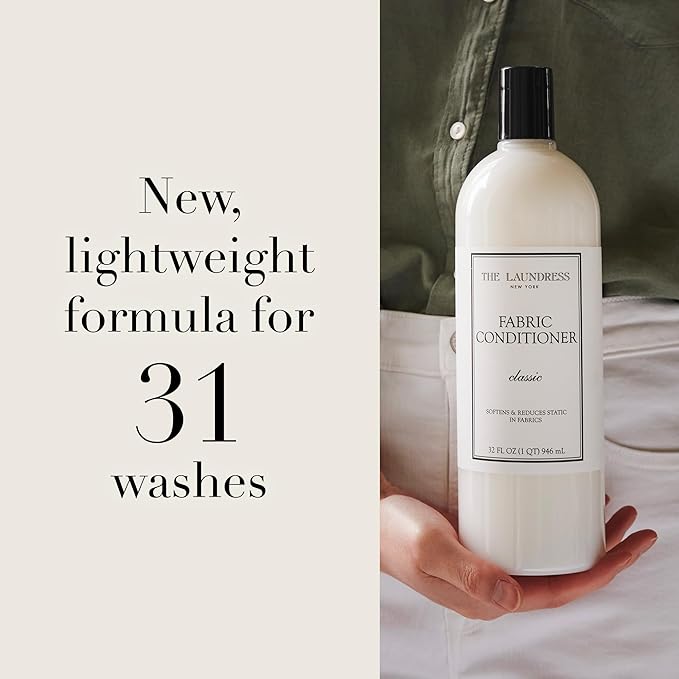 The Laundress Fabric Conditioner Classic Fabric Softener Liquid Concentrated 32 Fl Oz Soften Fabrics Reduces Static