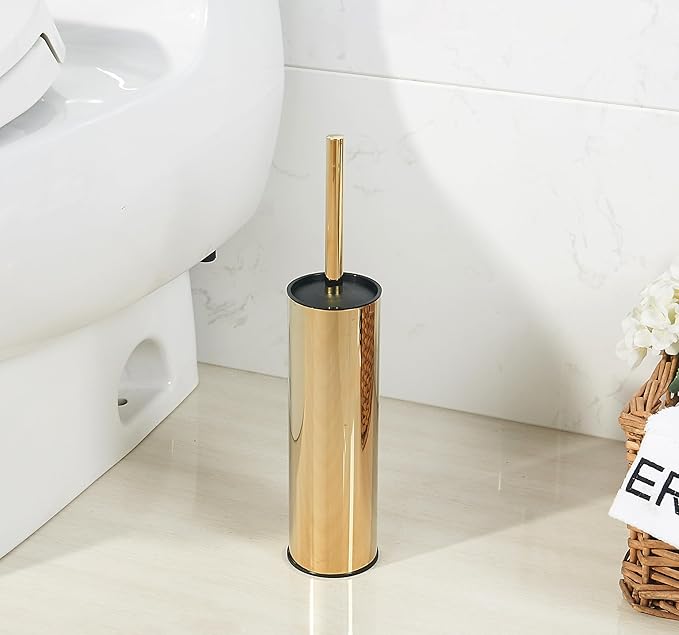 BGL Toilet Brush and HolderStainless Steel Toilet Brushes for Bathroom Toilet Bowl Brush