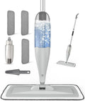 Spray Mop for Floor Cleaning with 3 Washable Pads-Wet Dry Microfiber Mop with 27 oz Refillable Bottle Gray - New