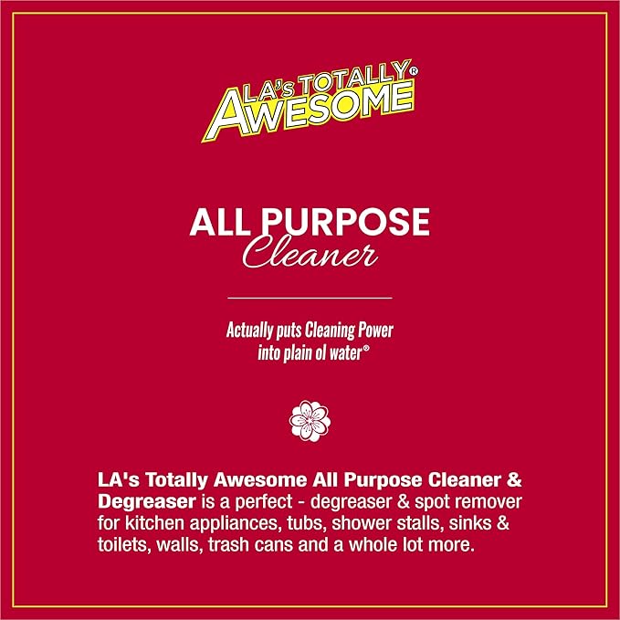 La's Totally Awesome All Purpose Cleaner 64 oz + All Purpose Cleaner Cherry Blossom Plant-Derived Spray 32oz (Pack of 3)