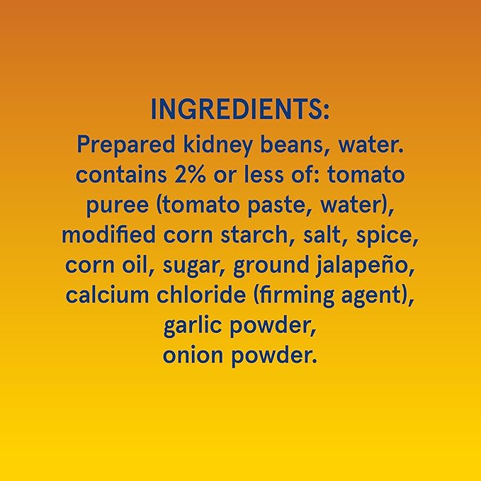 BUSH'S BEST 16 oz Canned Spicy Dark Red Chili Beans Source of Plant Based Protein and Fiber (Pack of 12)