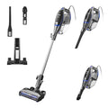 Eureka Corded Stick Vacuum Cleaner for Home Pet Hair Lightweight Vacuum Cleaner with Powerful Suction for Carpet Tile and Hard Floor Blue NES520BL 2-in-1 Flash Handheld Vac