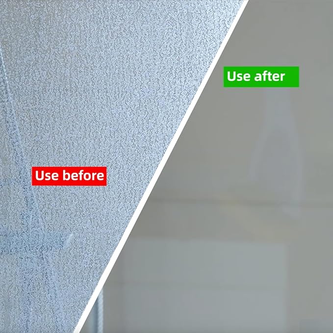 Hard Water Stain Remover Shower Glass Door Cleaner Toilet Bowl Cleaner Calcium Build Up Remover Multi-Purpose Household Cleaner 16.91 oz